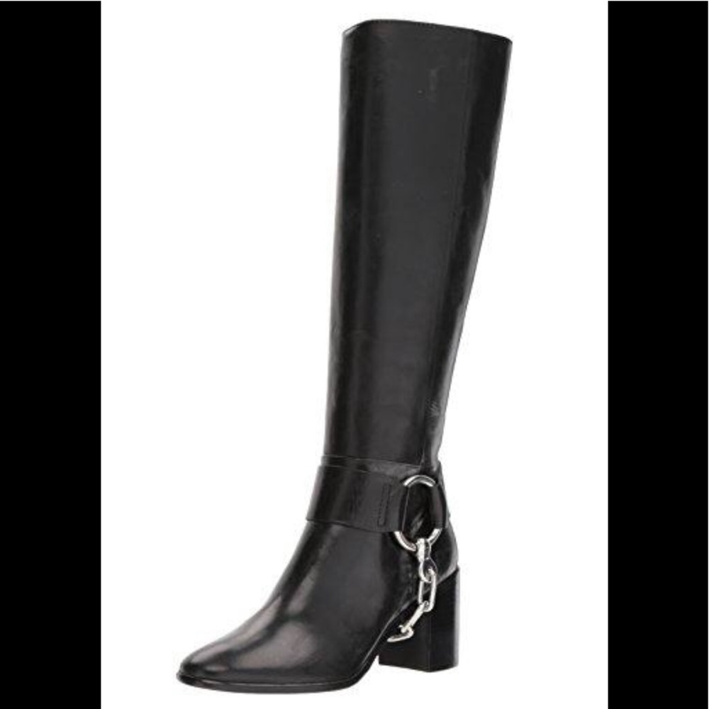 NEW~FRYE~JULIA HARNESS TALL LEATHER BOOTS~SZ 7